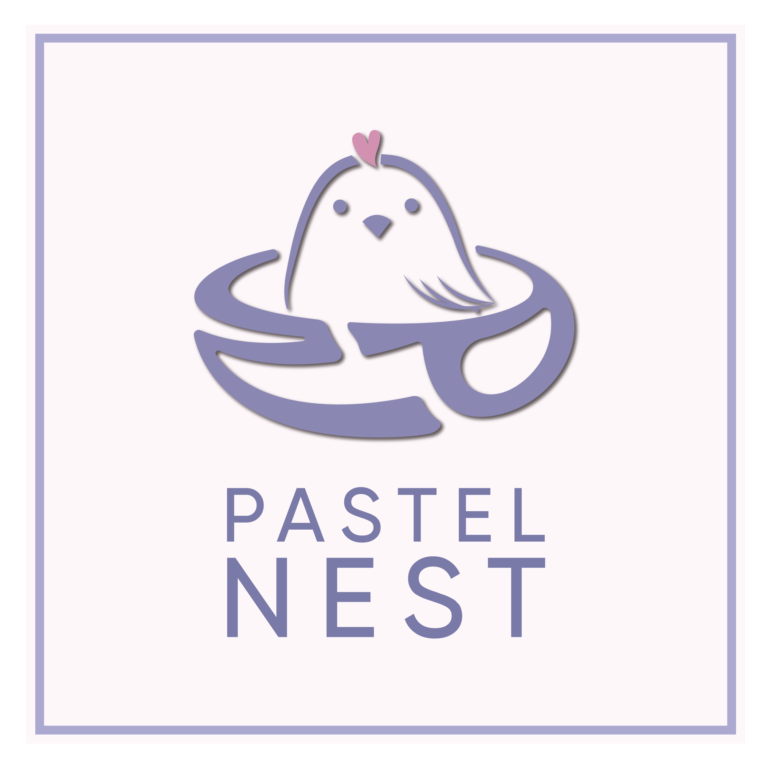 Pastel Nest logo - High-Quality Baby Clothing Made with Love.